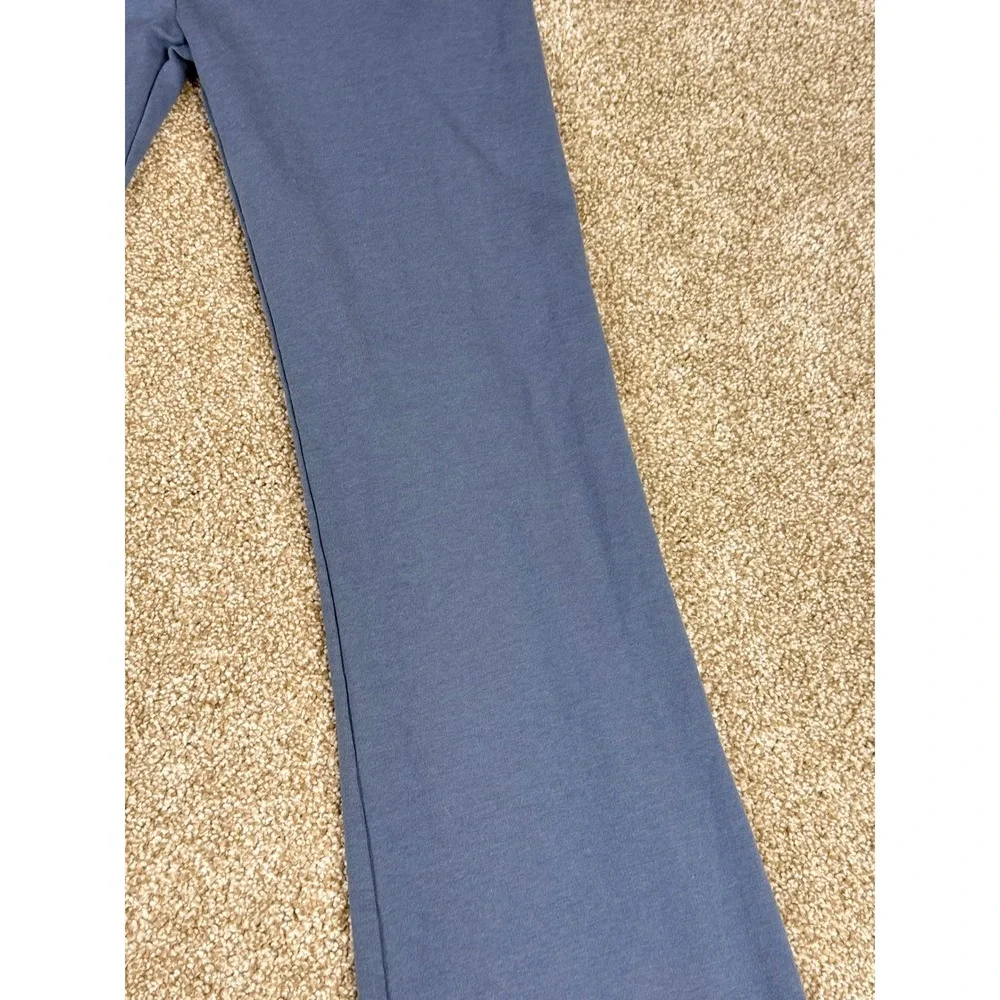Mills by Millie Bobby Brown Foldover Womens Yoga Pants‎ XS Grey Flare Athleisure